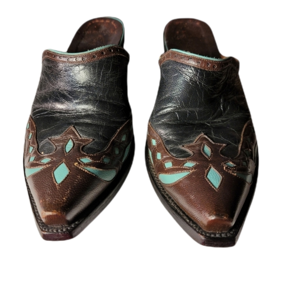 OLD GRINGO WESTERN WOMENS MULES SLIP ONS SHOE